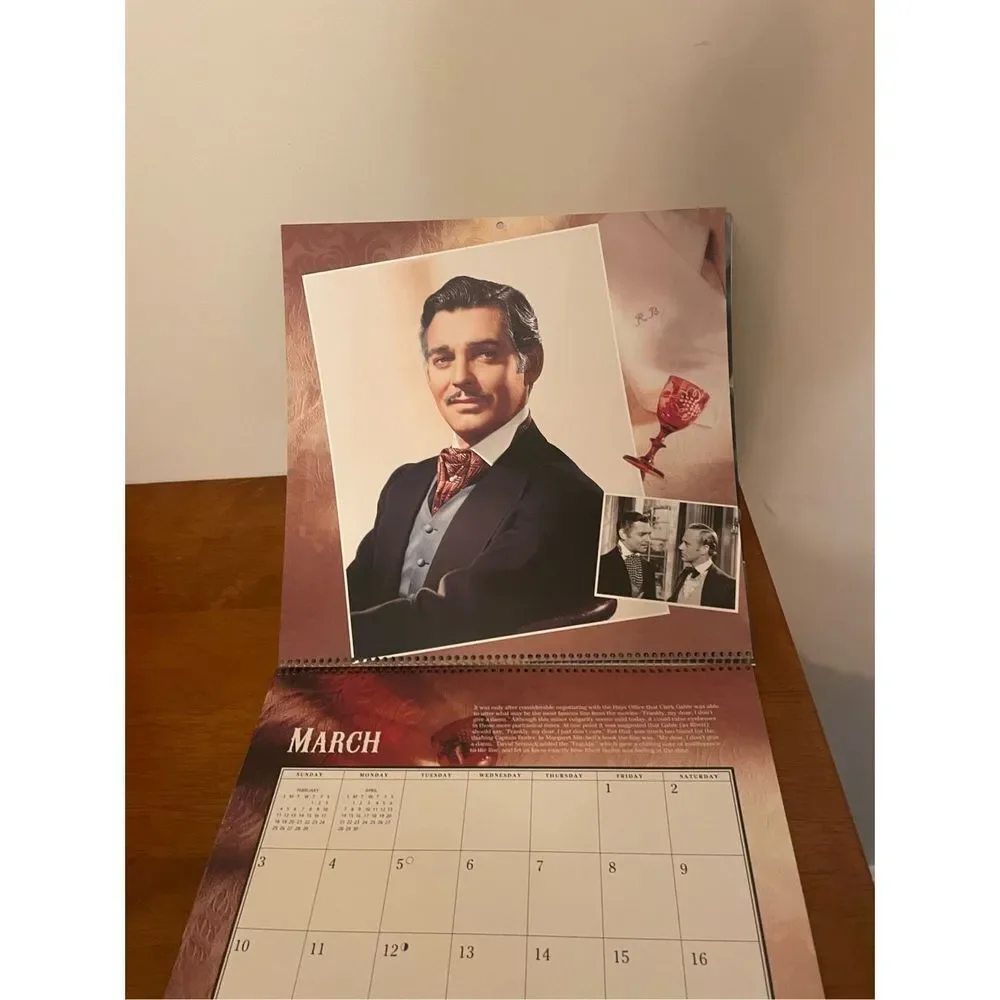 Gone With the Wind 2 Vintage 90s Calendars no writing